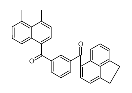[3-(1,2-dihydroacenaphthylene-5-carbonyl)phenyl]-(1,2-dihydroacenaphthylen-5-yl)methanone Structure