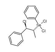 dichloro((1R,2R)-1-chloro-1-phenylpropan-2-yl)(phenyl)-l4-selane结构式