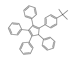 1-(4-tert-Butylphenyl)-2,3,4,5-tetraphenylcyclopenta-3,5-dien结构式