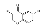 5-Chloro-2-(2-chloroethoxy)benzaldehyde结构式