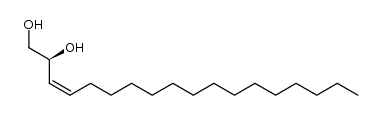 (2S)-octadec-3(Z)-ene-1,2-diol Structure