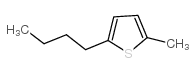 2-butyl-5-methyl thiophene structure