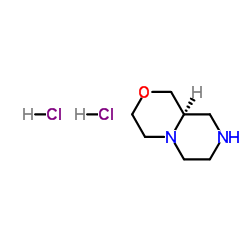 (R)-八氢吡嗪并[2,1-c][1,4]恶嗪二盐酸盐结构式