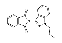 2-(1-propyl-1H-indazol-3-yl)isoindoline-1,3-dione结构式