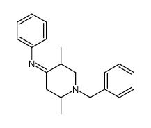 1-benzyl-2,5-dimethyl-N-phenylpiperidin-4-imine结构式