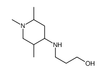 3-[(1,2,5-trimethylpiperidin-4-yl)amino]propan-1-ol Structure