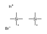 [bromo(trimethylsilylmethyl)indiganyl]methyl-trimethylsilane Structure