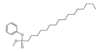 [hexadecyl(methoxy)phosphoryl]oxybenzene结构式