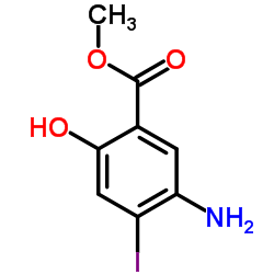 Methyl 5-amino-2-hydroxy-4-iodobenzoate Structure