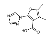 4,5-dimethyl-2-(1H-tetrazol-1-yl)-3-thiophenecarboxylic acid(SALTDATA: FREE) picture