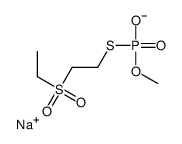 sodium,2-ethylsulfonylethylsulfanyl(methoxy)phosphinate Structure