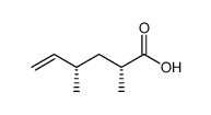 (2R,4R)-2,4-dimethyl-hex-5-enoic acid结构式