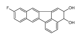 9-fluoro-4,5-dihydrobenzo[k]fluoranthene-4,5-diol结构式