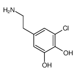 5-(2-aminoethyl)-3-chlorobenzene-1,2-diol Structure