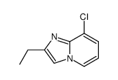 8-chloro-2-ethylimidazo[1,2-a]pyridine结构式