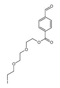 2-[2-(2-iodoethoxy)ethoxy]ethyl 4-formylbenzoate Structure