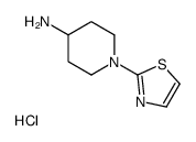 1-(噻唑-2-基)哌啶-4-胺盐酸盐结构式