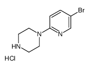 1-(5-Bromopyridin-2-yl)piperazine, HCl Structure