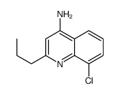 4-Amino-8-chloro-2-propylquinoline结构式