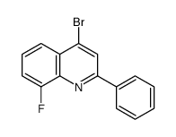 4-bromo-8-fluoro-2-phenylquinoline结构式