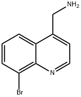 (8-bromoquinolin-4-yl)methanamine Structure