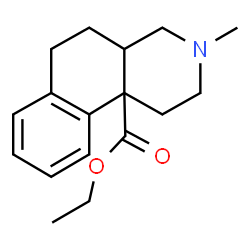 3-methyl-10b-carbethoxy-1,2,3,4,4a,5,6,10b-octahydrobenzo(f)isoquinoline picture