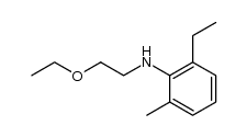 N-(2-ethoxyethyl)-2-ethyl-6-methylaniline Structure
