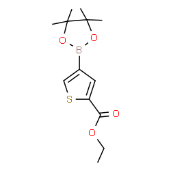 5-(Ethoxycarbonyl)thiophene-3-boronic acid pinacol ester structure