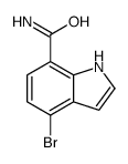 4-Bromo-1H-indole-7-carboxamide structure