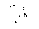 ammonium thorium(IV) chloride Structure