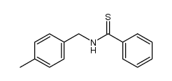 N-(4-methyl-phenylmethyl)-thiobenzamide Structure