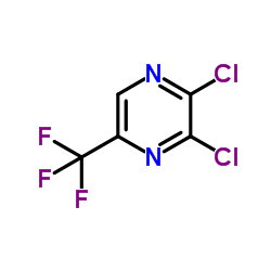 2,3-Dichloro-5-(trifluoromethyl)pyrazine Structure