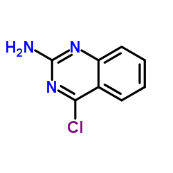 4-氯喹唑啉-2-胺结构式