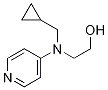 2-(Cyclopropyl-pyridin-4-ylMethyl-aMino)-ethanol结构式