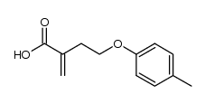 2-methylene-4-(4-methylphenoxy)butyric acid结构式