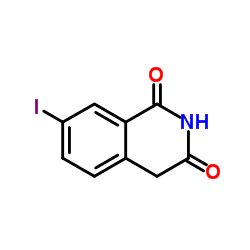 7-碘异喹啉-1.3(2H,4H)-二酮结构式