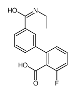 2-[3-(ethylcarbamoyl)phenyl]-6-fluorobenzoic acid结构式