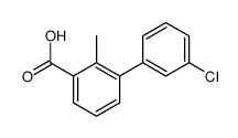 3-(3-chlorophenyl)-2-methylbenzoic acid结构式