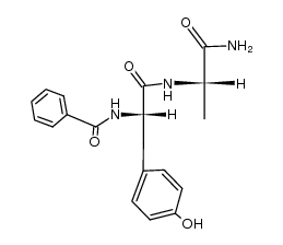 Bz-Tyr-Ala-NH2结构式
