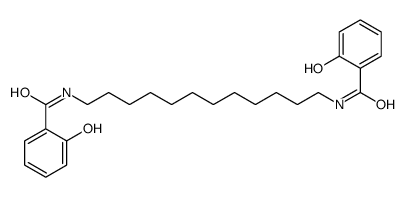 2-hydroxy-N-[12-[(2-hydroxybenzoyl)amino]dodecyl]benzamide Structure