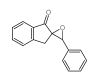 2,3-二氢-2-苯基-3-螺环氧-1H-茚酮结构式