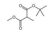 3-O-tert-butyl 1-O-methyl 2-methylpropanedioate Structure