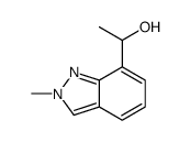 1-(2-Methyl-2H-indazol-7-yl)ethanol结构式