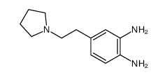 4-[2-(1-Pyrrolidinyl)ethyl]-1,2-benzenediamine Structure
