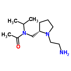 N-{[(2S)-1-(2-Aminoethyl)-2-pyrrolidinyl]methyl}-N-isopropylacetamide Structure