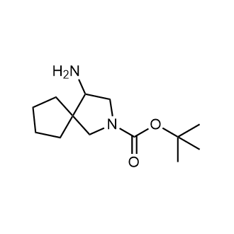 4-氨基-2-氮杂螺环[4.4]壬烷-2-羧酸叔丁酯结构式