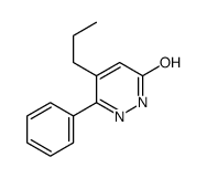 3-phenyl-4-propyl-1H-pyridazin-6-one Structure