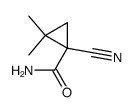 Cyclopropanecarboxamide, 1-cyano-2,2-dimethyl- (8CI) picture