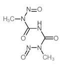 1-methyl-3-(methyl-nitroso-carbamoyl)-1-nitroso-urea结构式