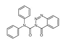 4-oxo-N,N-diphenyl-1,2,3-benzotriazine-3-carboxamide结构式
